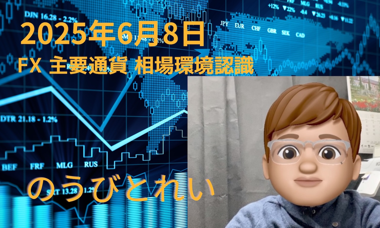 【夢への軌跡_FX_主要通貨_相場環境認識・備忘録_20250608】