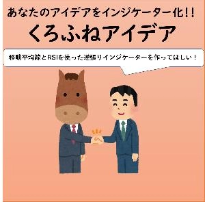 【KUROHUNEアイデア】移動平均線 ＋ RSI Indicators/E-books