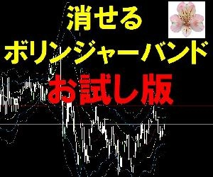 消せる ボリンジャー お試し版 インジケーター・電子書籍