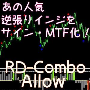 あの人気逆張りインジケーターをMTF・サインインジケーター化。原型よりも圧倒的に利便性を向上させた【RD-Combo_Allow】