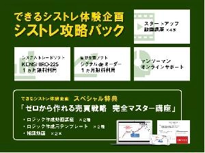 できるシストレ体験企画　シストレ攻略パック｜KENSHIRO-225トレード体験 Indicators/E-books