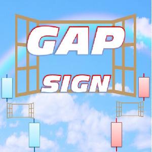 ローソク足GAP + ボリュームGAP サイン Indicators/E-books