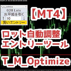 【MT4】ロット自動調整エントリーツール