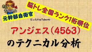 【株式投資】アンジェスの目標株価を元幹部自衛官がテクニカル分析で出してみた Indicators/E-books