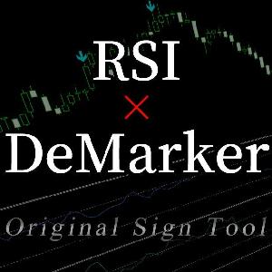 RSIとデマーカーを使ったサインツール Indicators/E-books