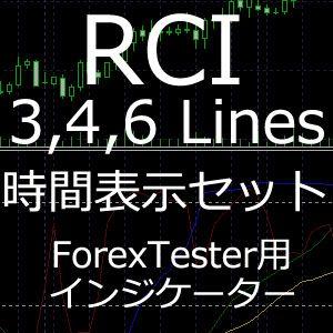 ForexTester用 RCI & 日本時間表示・時差調整 インジケーター セット (FT2,FT3,FT4,FT5 対応) Indicators/E-books