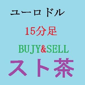 ユーロドル　15分足　BUY＆SELL スト茶 Auto Trading