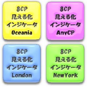 8CP見える化インジケータ4点フルセット(Oceania,London,NewYork,AnyCP) Indicators/E-books