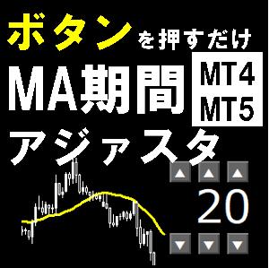MA期間アジャスター for MT4 & MT5【MA Adjuster Free】 Indicators/E-books