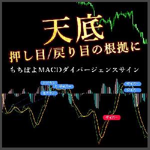 もちぽよMACDダイバージェンスサイン