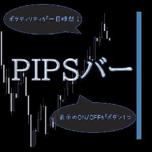MT4 【PIPSバー】ボラティリティが一目瞭然！表示のON/OFFもボタン１つ