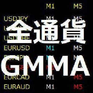 (MT4)全通貨監視シリーズ「GMMA」【ACMonitor_GMMA】