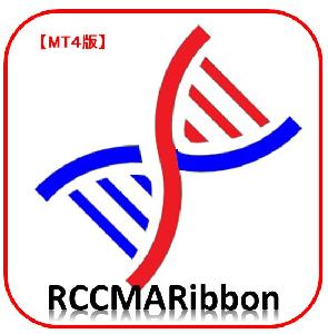 【MT4用】RCC for MT4と同期をとるMAリボン [RCCMARibbon for MT4] Indicators/E-books