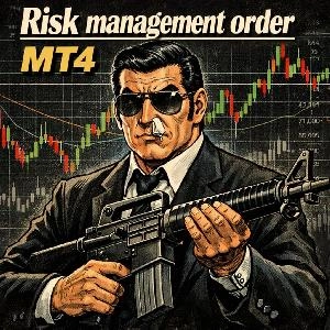 裁量補助エントリーツール【Risk management order】for MT4