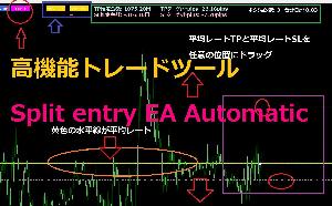 試用版！高機能トレーディングパネル！Split entry EA Automatic（1週間無料お試しファイル） Indicators/E-books