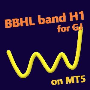 BBHL band H1 on MT5 for GJ
