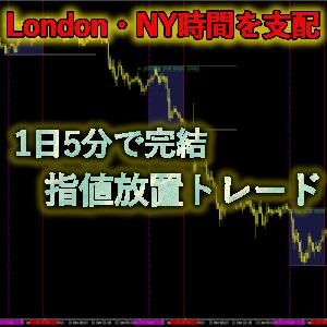 5分で完結！これまで表に出なかったLondon時間・NY時間を支配する究極の指値放置トレード手法を伝授