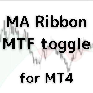 MA Ribbon MTF toggle MT4