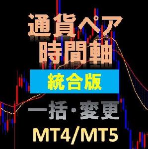 簡単・便利に通貨ペア時間軸を変更【統合版】＜MT4版・MT5版＞