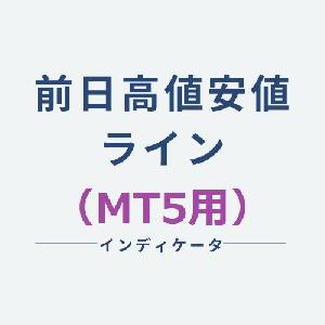 前日高値安値ラインインディケータ（MT5用）