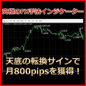究極のFX手法インジケーター〈天底の転換サインで月800pipsを獲得！〉 インジケーター・電子書籍