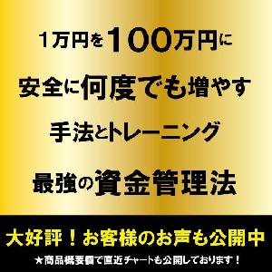 1万円から100万円に何度でも増やす手法とトレーニング、そして最強の資金管理。