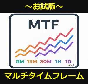 【MT4】【お試：MTF】１時間足、４時間足、１日足をメイン画面に表示するマルチタイムフレーム インジケーター・電子書籍