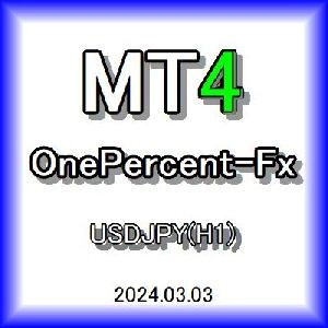 OnePercent-Fx USDJPY(H1) 自動売買