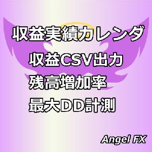 【収益実績カレンダ】祝日ゴトー日／収益実績／残高増加率・最大DD計測表示【インジケータ】
