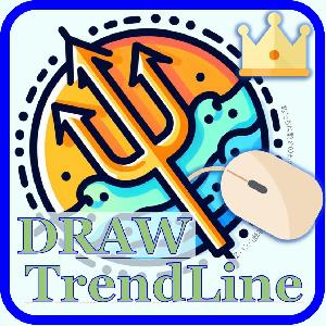 マウスクリックでトレンドライン描画