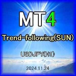 Trend-following(Sun)_USDJPY(H1) Auto Trading