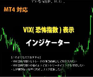 MT4 VIX(恐怖指数)表示インジケーター Indicators/E-books