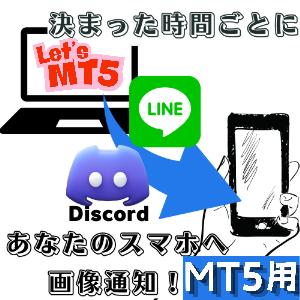 MT5版！　一定時間通知アラート（LINE、Discord対応）