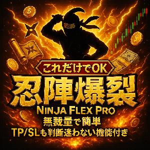 NinjaFlexPro（忍陣爆裂）閃光スキャル！高精度シグナルで相場の波を一閃！