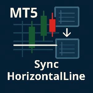 【お試し版】【MT5】水平線同期インジケーター【SyncHorizontalLine】 Indicators/E-books