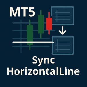 【MT5】水平線同期インジケーター【SyncHorizontalLine】 インジケーター・電子書籍