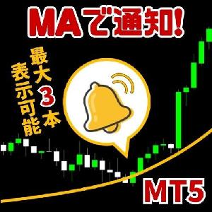 【移動平均線通知インジケーター】TouchAlert MA  (MetaTrader5アプリ) インジケーター・電子書籍