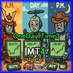OneDay_Time3_USDJPY(H1) 自動売買