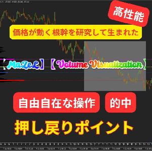 【 最新 】【 高精度 】自由自在な操作で、” 押し戻りポイント ” を明確に示し、圧倒的な優位性をもたらす【 MaZeL 】【 Volume Visualization 】 インジケーター・電子書籍