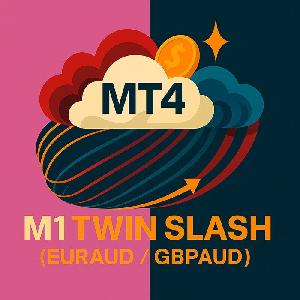 M1 Twin Slash(EURAUD / GBPAUD)　1分足筋斗雲でスキャルピング (EURAUD / GBPAUD) Indicators/E-books