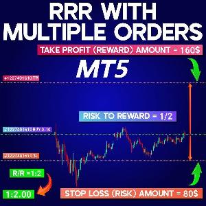 RRRと複数注文インジケーター MT5 Indicators/E-books