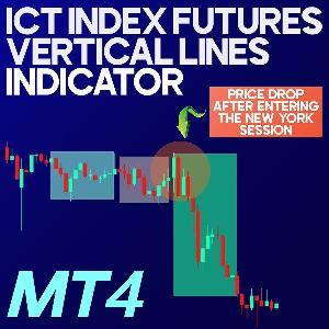 ดัชนีอนาคตอัจฉริยะ ICT Index Futures แนวตั้งเส้นตัวบ่งชี้ MT4 Indicators/E-books
