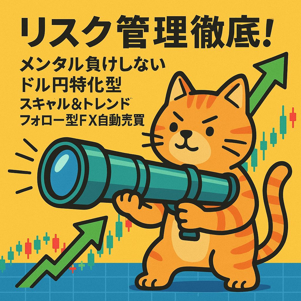 ドル円特化型スキャルとトレンドフォロー　FX自動売買　