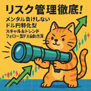 ドル円特化型スキャルとトレンドフォロー　FX自動売買　 Auto Trading