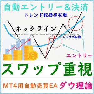 「スワップ重視型」ダウ理論 自動売買EA