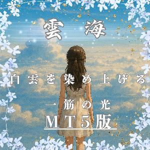 【 雲海 MT5版】白雲を染め上げる、ー筋の光