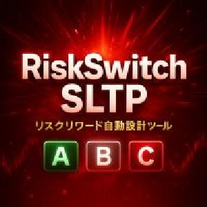 相場ボラティリティに応じて自動で最適化するリスクリワード設計ツール RiskSwitch SLTP Indicators/E-books