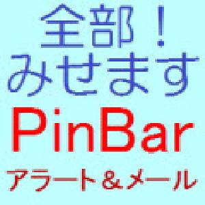 全部！みせます「PinBar」アラート＆メール機能付き