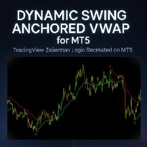 Dynamic Swing Anchored VWAP for MT5（Zeiiermanロジック再現版） Indicators/E-books