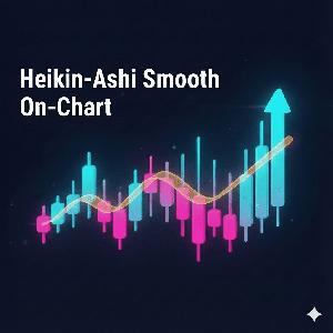 TradingView เวอร์ชันบนชาร์ตที่เรียบเนียนของ Heikin-Ashi（Heikin-Ashi Smooth On-Chart） Indicators/E-books
